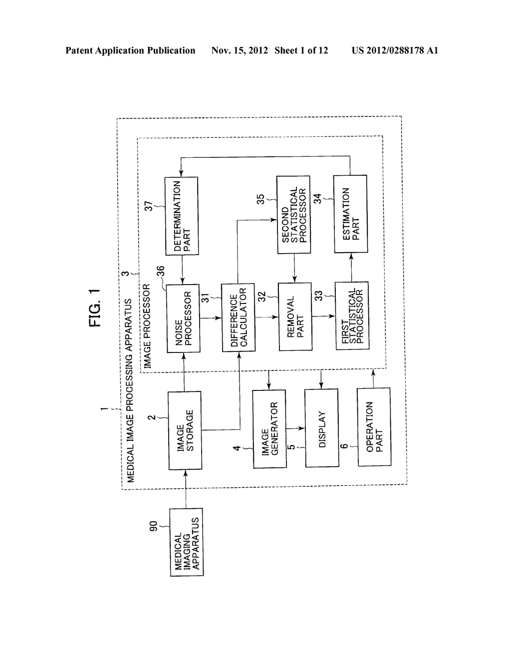 MEDICAL IMAGE PROCESSING APPARATUS, A MEDICAL IMAGING APPARATUS, AND A     METHOD OF PROCESSING MEDICAL IMAGES - diagram, schematic, and image 02