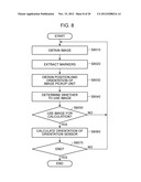 INFORMATION PROCESSING METHOD AND APPARATUS FOR CALCULATING INFORMATION     REGARDING MEASUREMENT TARGET ON THE BASIS OF CAPTURED IMAGES diagram and image