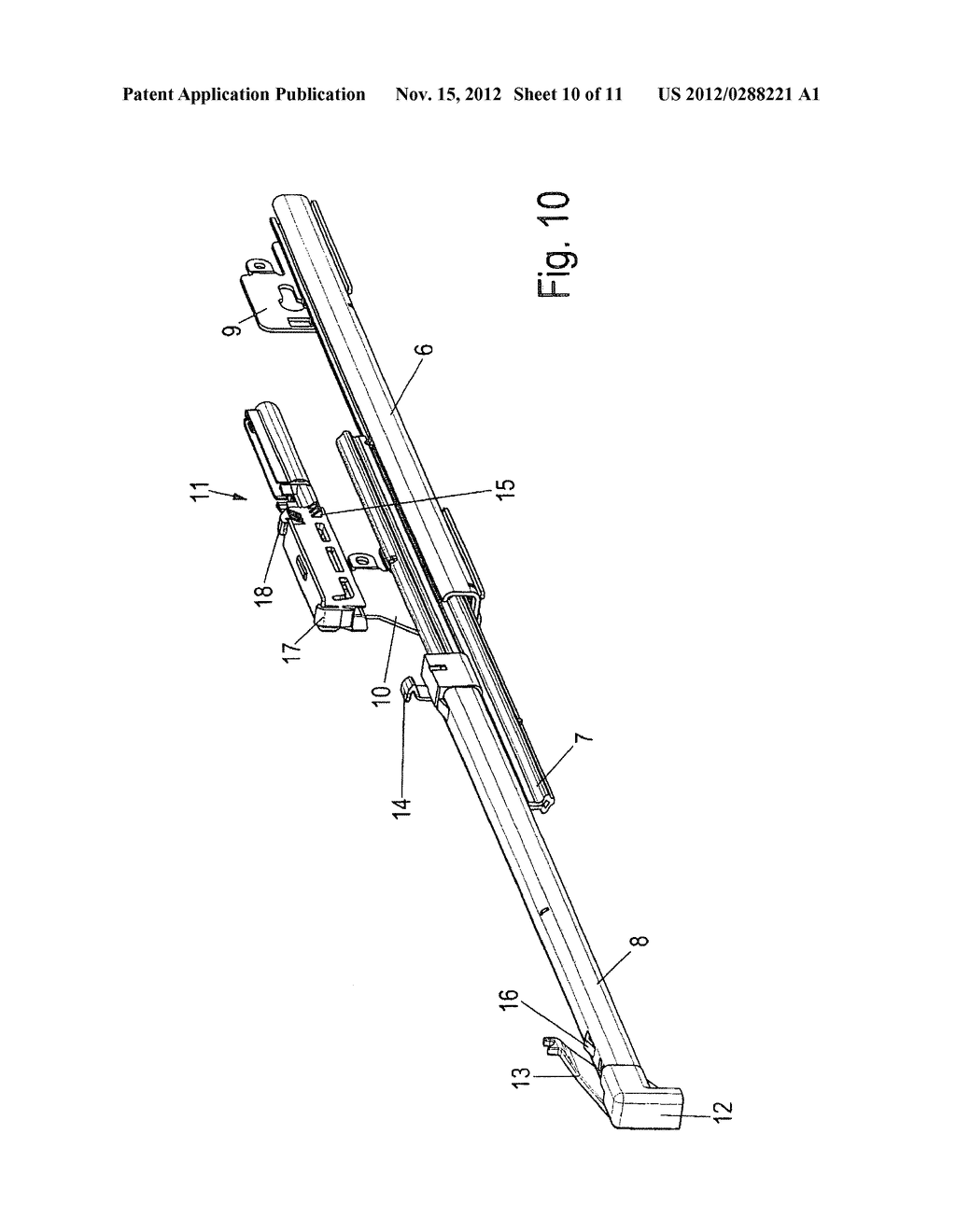 PULL-OUT GUIDE OF A DRAWER - diagram, schematic, and image 11