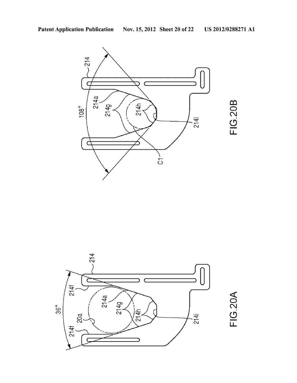 APERTURE STOP MECHANISM WHICH DRIVES TWO APERTURE BLADES AND ADJUSTS AN     APERTURE AREA OF LIGHT PASSAGE OPENING INTO WHICH LIGHT FOR IMAGING IS     INTRODUCED - diagram, schematic, and image 21