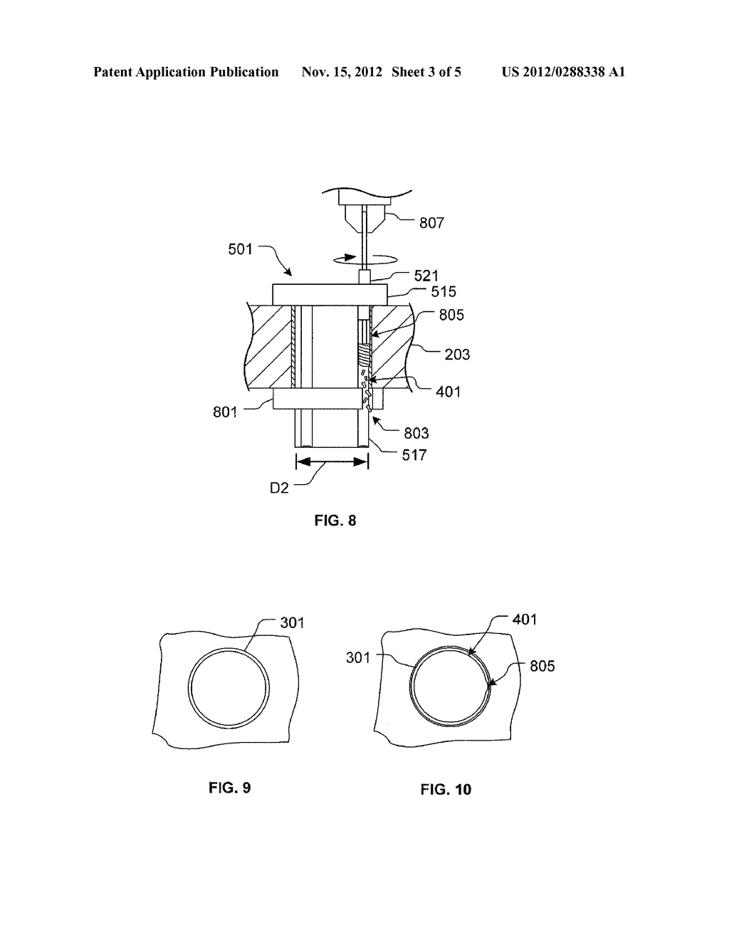 Tooling System and Method for Removing a Damaged or Defective Bushing - diagram, schematic, and image 04