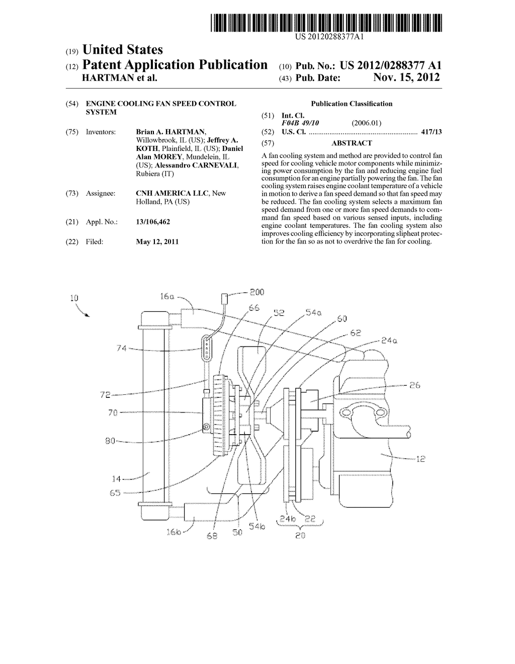 ENGINE COOLING FAN SPEED CONTROL SYSTEM - diagram, schematic, and image 01