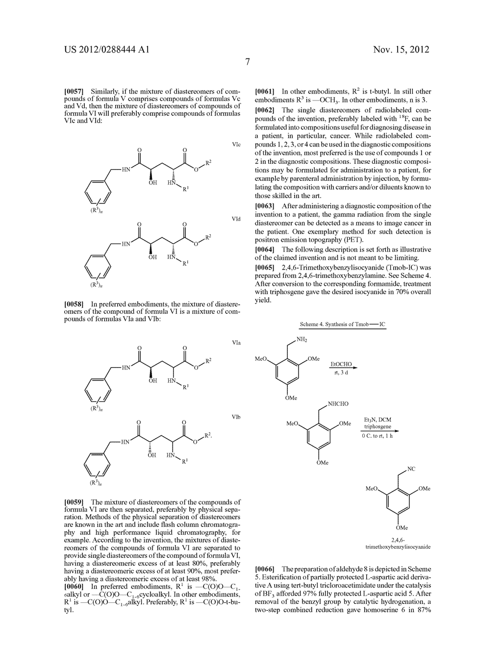SINGLE DIASTEREOMERS OF 4-FLUOROGLUTAMINE AND METHODS OF THEIR PREPARATION     AND USE - diagram, schematic, and image 12