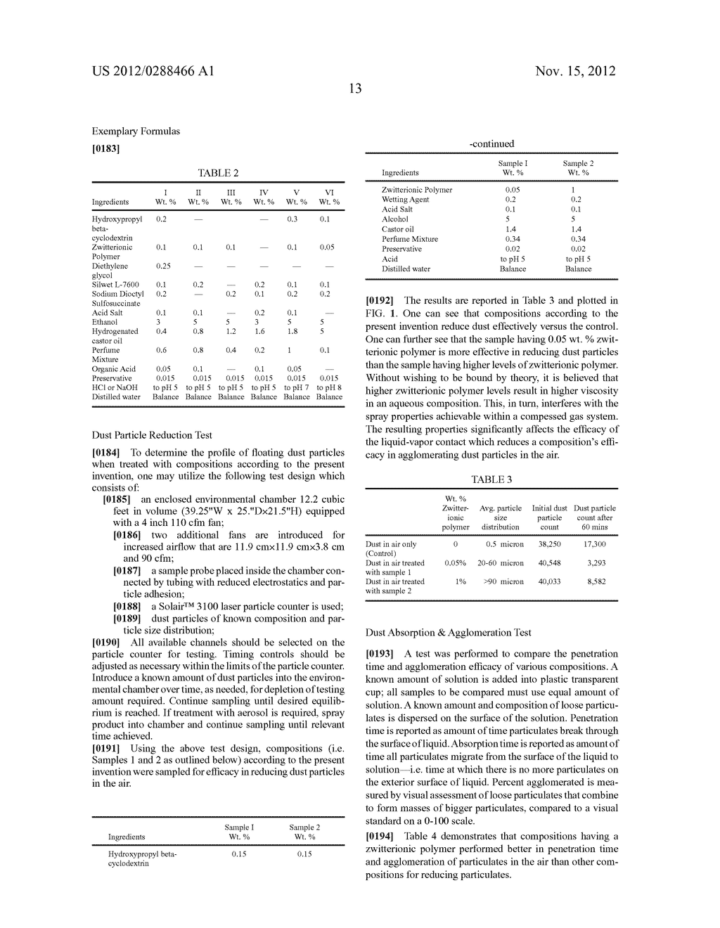 Compositions For Reducing Particulates In The Air - diagram, schematic, and image 15