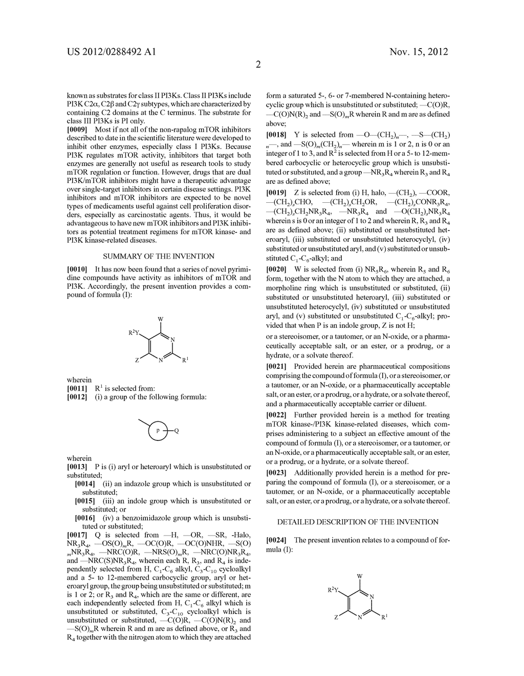 NOVEL PYRIMIDINE COMPOUNDS AS mTOR AND PI3K INHIBITORS - diagram, schematic, and image 03