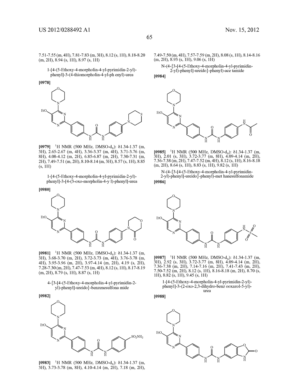 NOVEL PYRIMIDINE COMPOUNDS AS mTOR AND PI3K INHIBITORS - diagram, schematic, and image 66