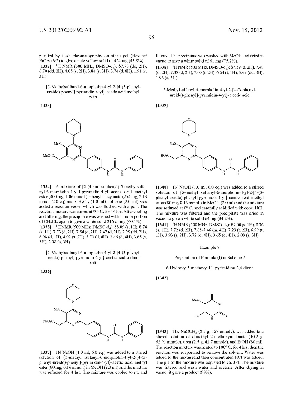 NOVEL PYRIMIDINE COMPOUNDS AS mTOR AND PI3K INHIBITORS - diagram, schematic, and image 97