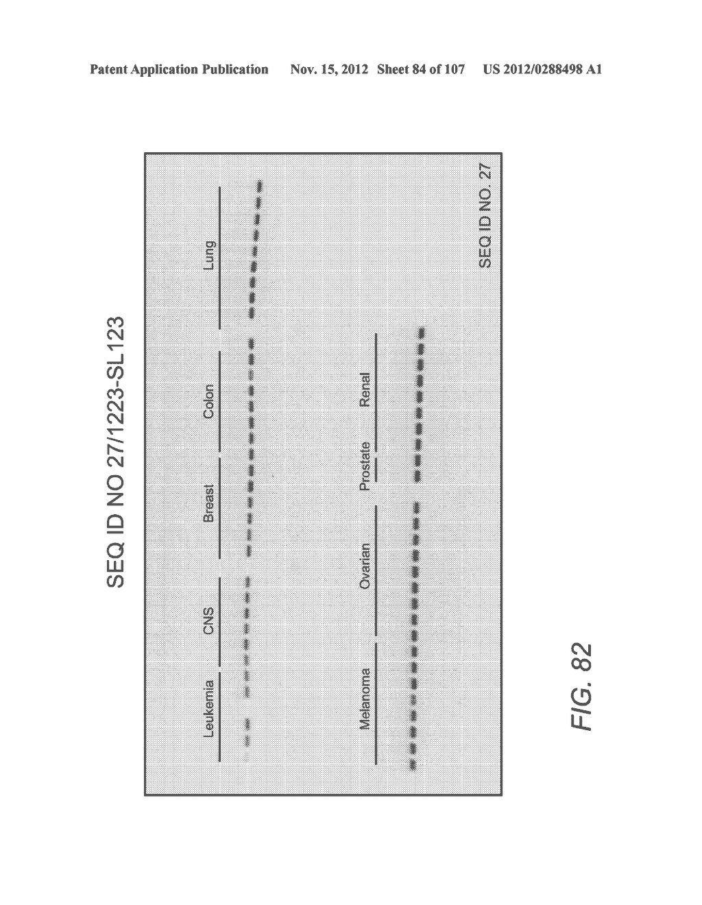 POLYNUCLEOTIDES AND POLYPEPTIDE SEQUENCES INVOLVED IN CANCER - diagram, schematic, and image 85