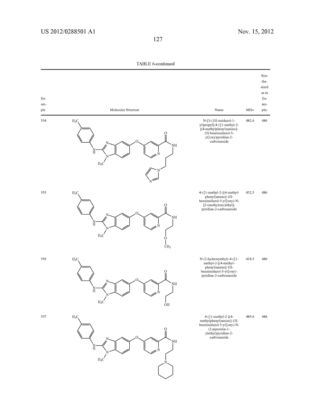 SUBSTITUTED BENZAZOLES AND METHODS OF THEIR USE AS INHIBITORS OF RAF     KINASE - diagram, schematic, and image 128