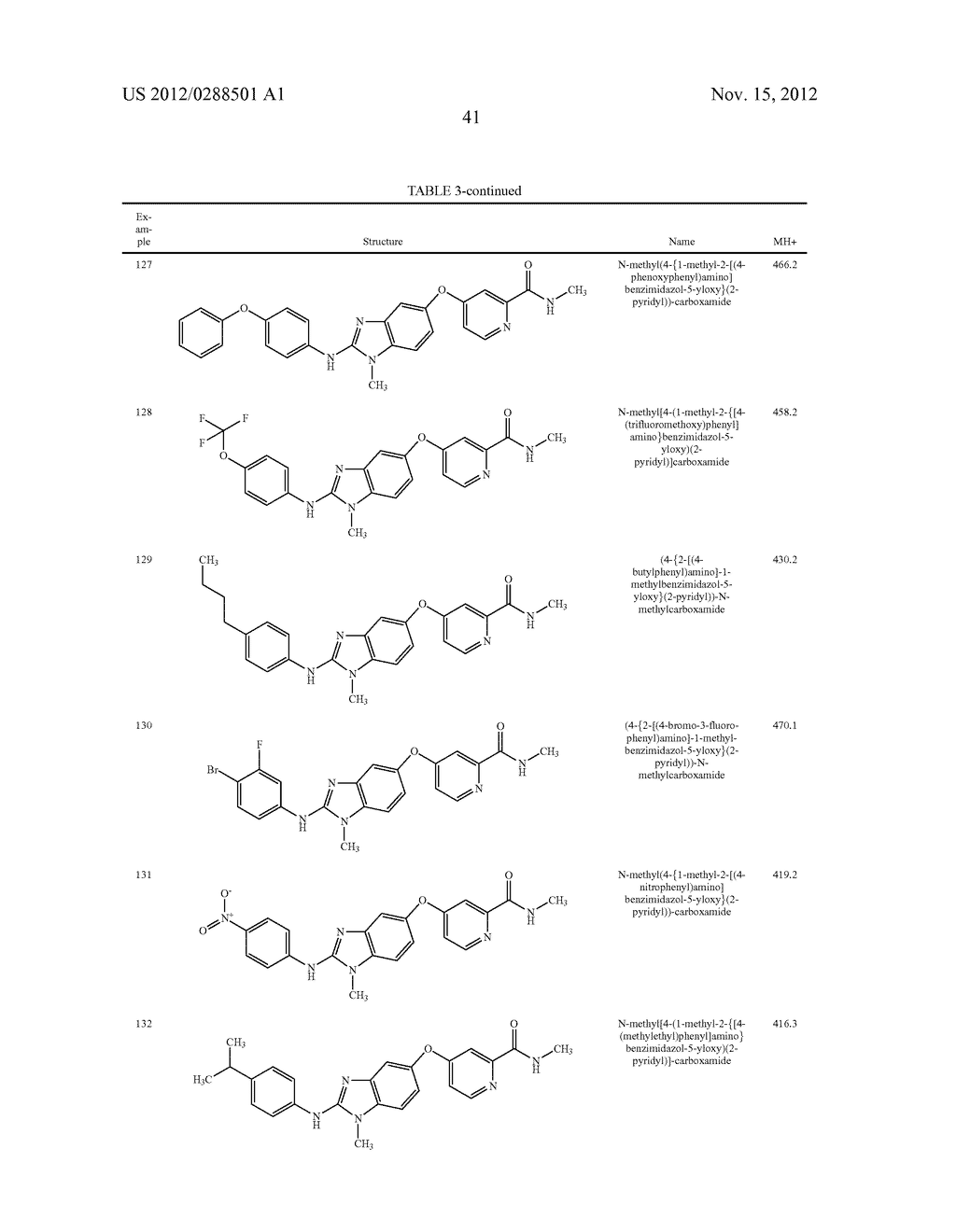 SUBSTITUTED BENZAZOLES AND METHODS OF THEIR USE AS INHIBITORS OF RAF     KINASE - diagram, schematic, and image 42