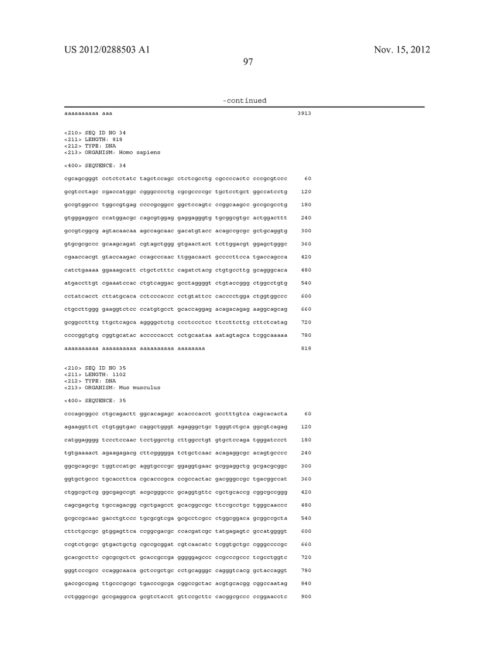 POLYNUCLEOTIDES AND POLYPEPTIDE SEQUENCES INVOLVED IN THE PROCESS OF BONE     REMODELING - diagram, schematic, and image 137