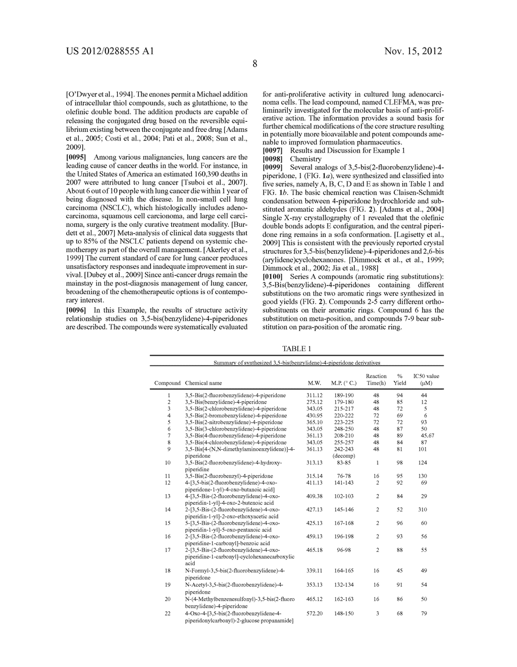 ANTIPROLIFERATIVE COMPOSITIONS COMPRISING CURCUMIN ANALOGS AND METHODS OF     PRODUCING AND USING SAME - diagram, schematic, and image 33