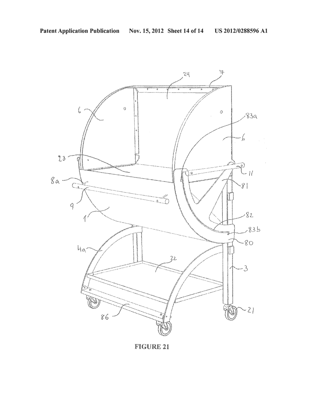 COOKING APPARATUS WITH DOWNWARD OPENING LID - diagram, schematic, and image 15