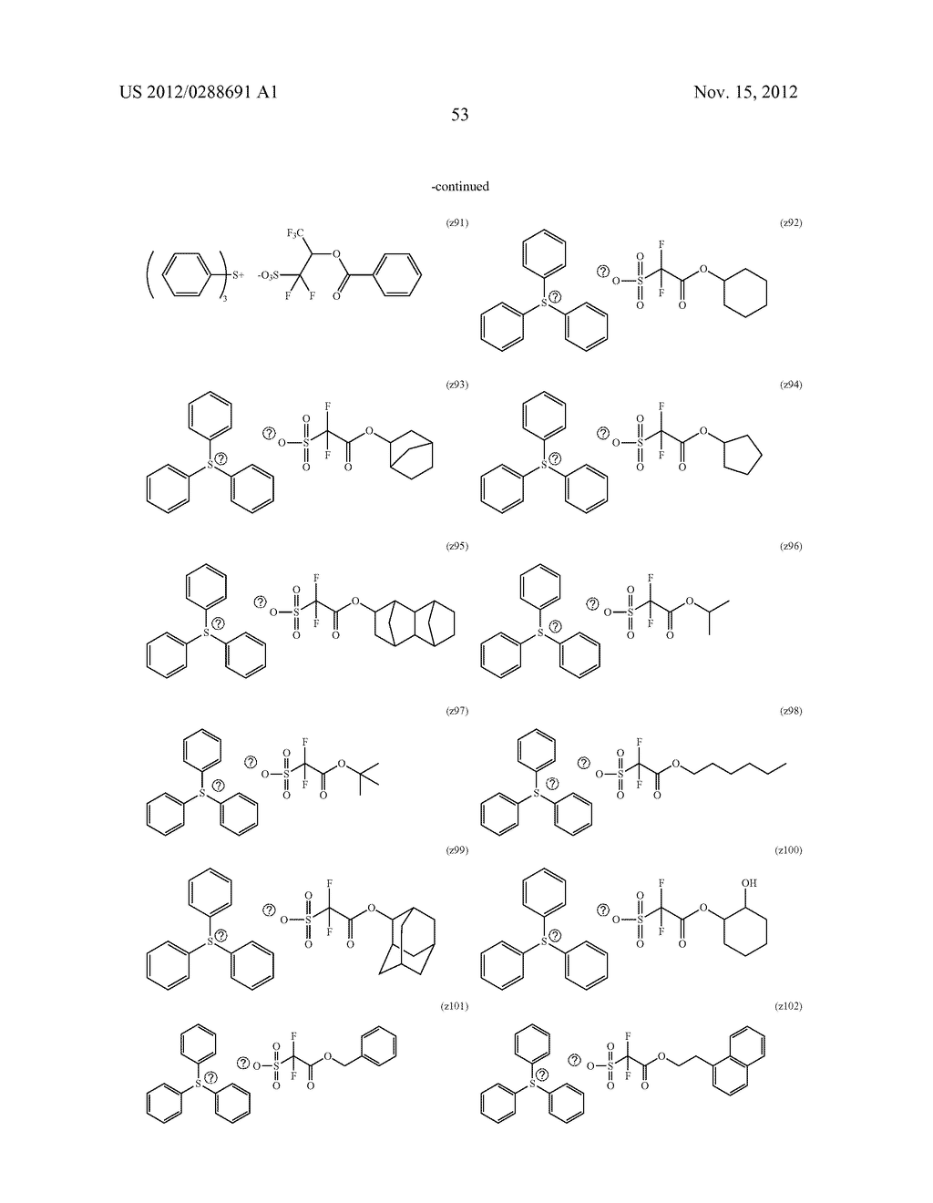 PATTERN FORMING METHOD, PATTERN, CHEMICAL AMPLIFICATION RESIST COMPOSITION     AND RESIST FILM - diagram, schematic, and image 54