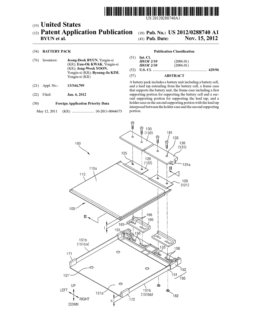 BATTERY PACK - diagram, schematic, and image 01