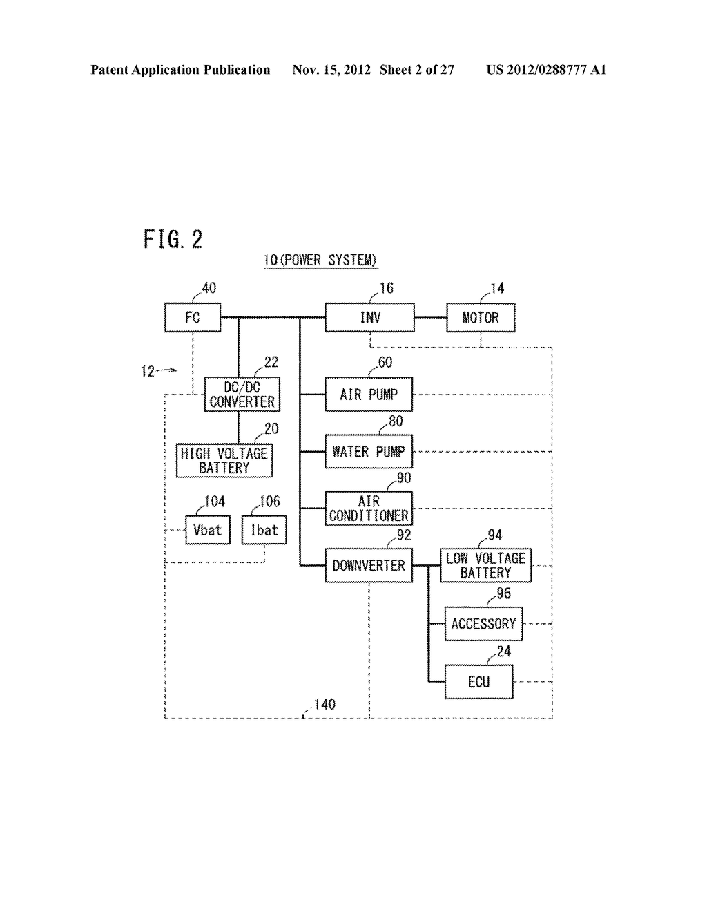 METHOD OF CONTROLLING FUEL CELL SYSTEM - diagram, schematic, and image 03