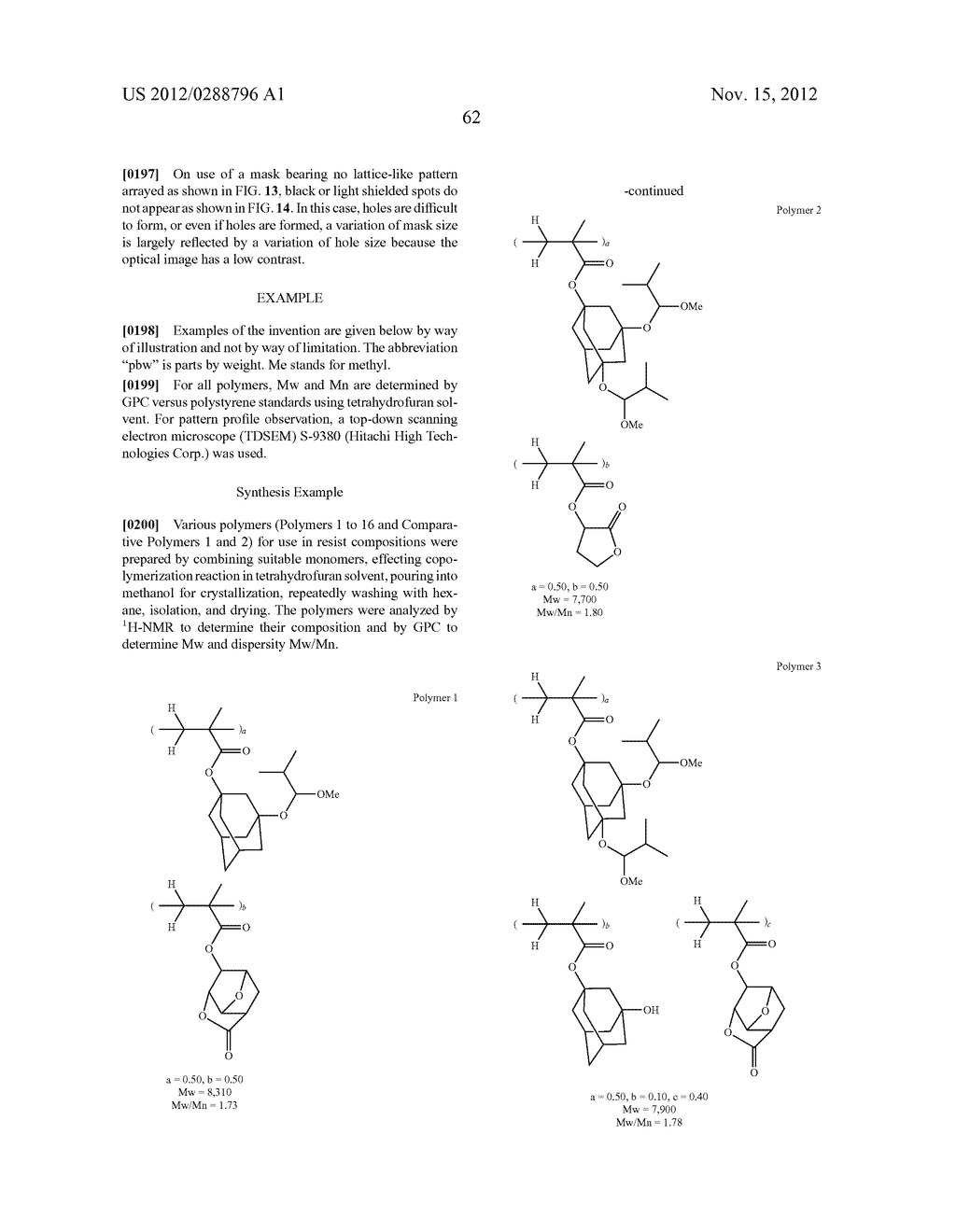 RESIST COMPOSITION AND PATTERNING PROCESS - diagram, schematic, and image 75