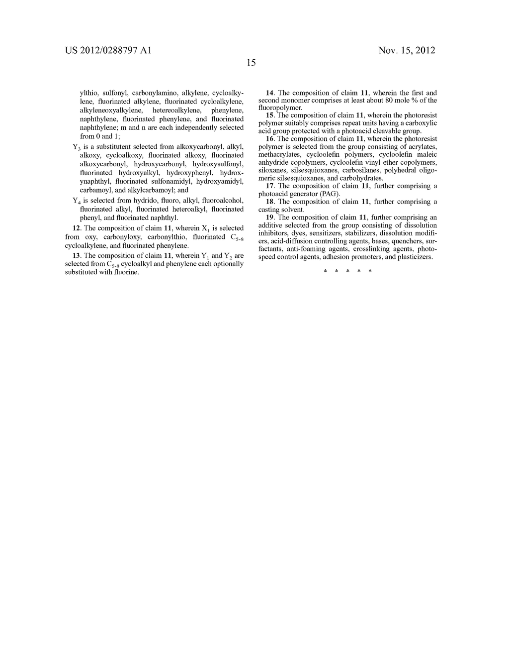 PHOTORESIST COMPOSITIONS AND METHODS OF USE IN HIGH INDEX IMMERSION     LITHOGRAPHY - diagram, schematic, and image 26