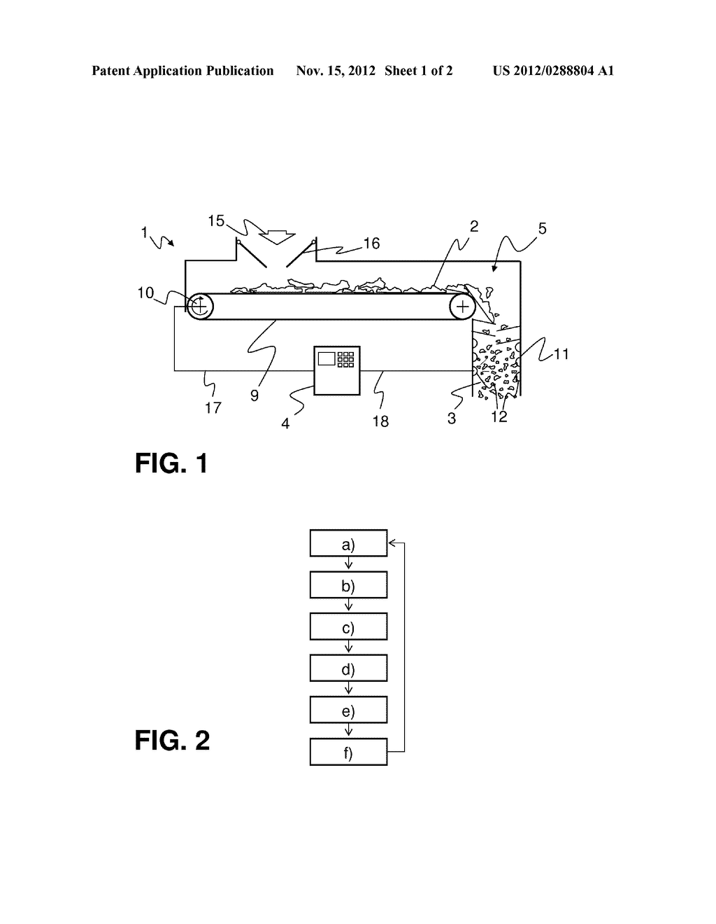METHOD AND DEVICE FOR OPERATING A CONVEYOR FOR A COMBUSTION PRODUCT - diagram, schematic, and image 02