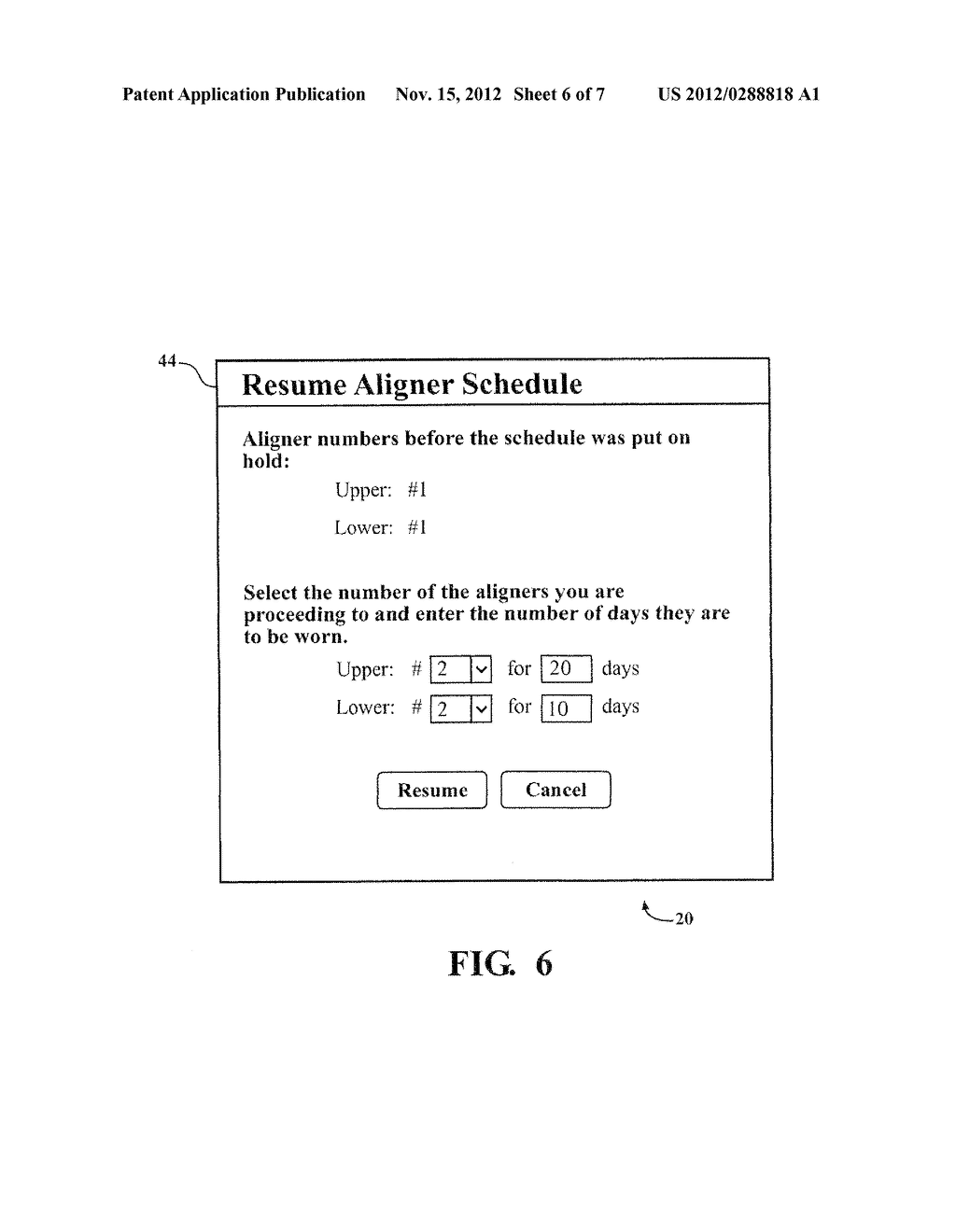 METHOD OF MANAGING AN ORTHODONTIC ALIGNER SCHEDULE - diagram, schematic, and image 07