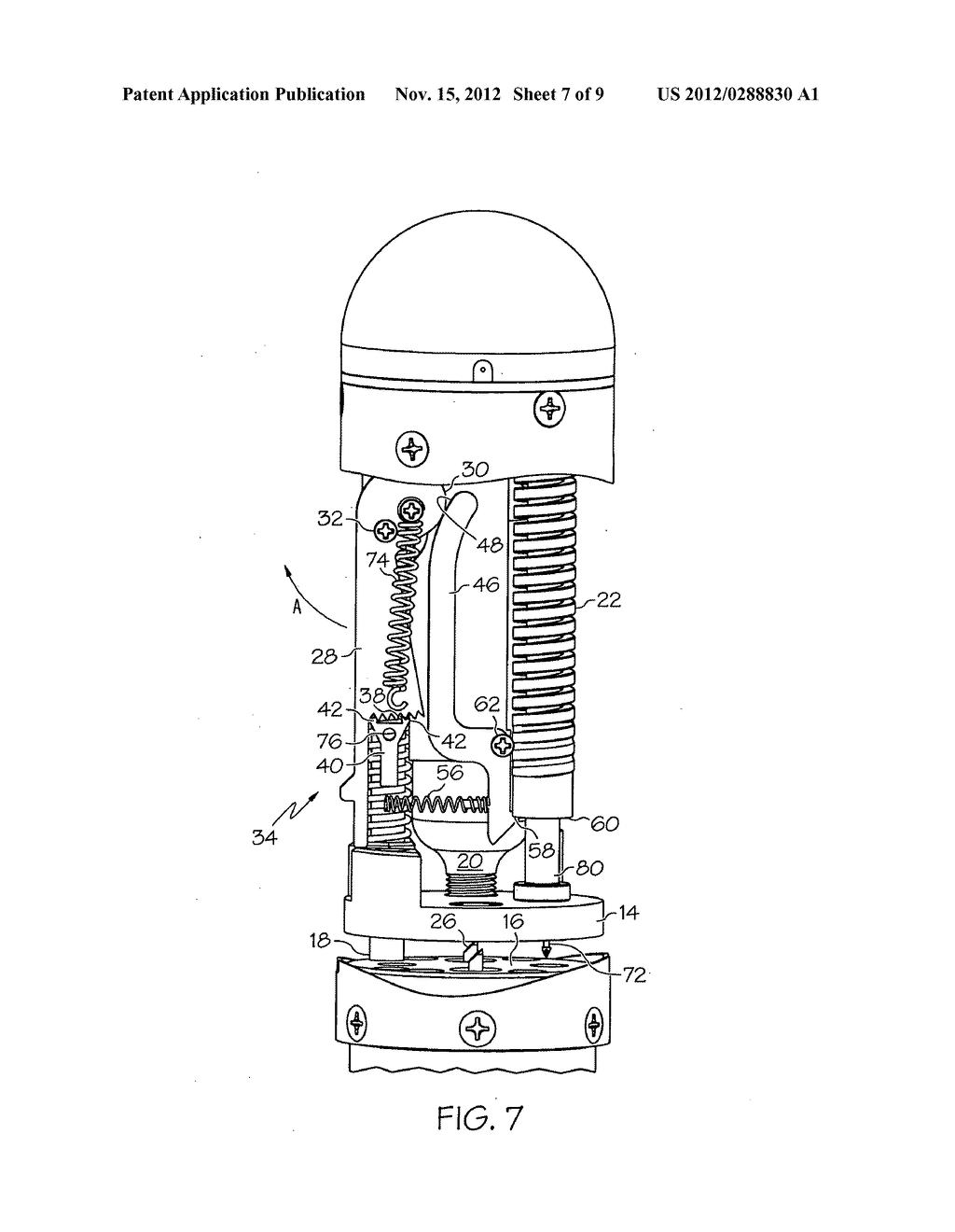 Stun grenade with time delay trigger - diagram, schematic, and image 08