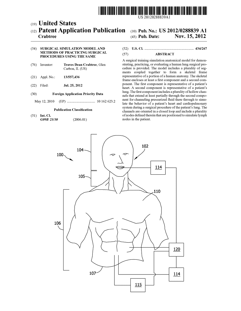 SURGICAL SIMULATION MODEL AND METHODS OF PRACTICING SURGICAL PROCEDURES     USING THE SAME - diagram, schematic, and image 01