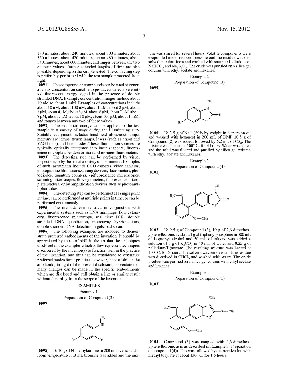 Fluorescent Chemical Compounds Having High Selectivity for Double Stranded     DNA, and Methods for Their Use - diagram, schematic, and image 08