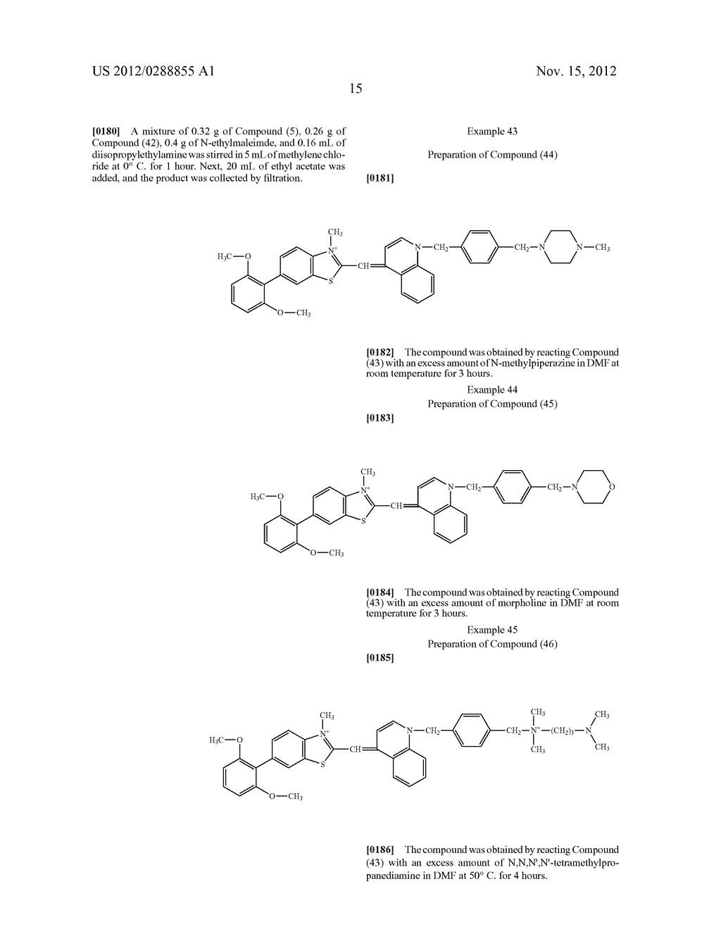 Fluorescent Chemical Compounds Having High Selectivity for Double Stranded     DNA, and Methods for Their Use - diagram, schematic, and image 16