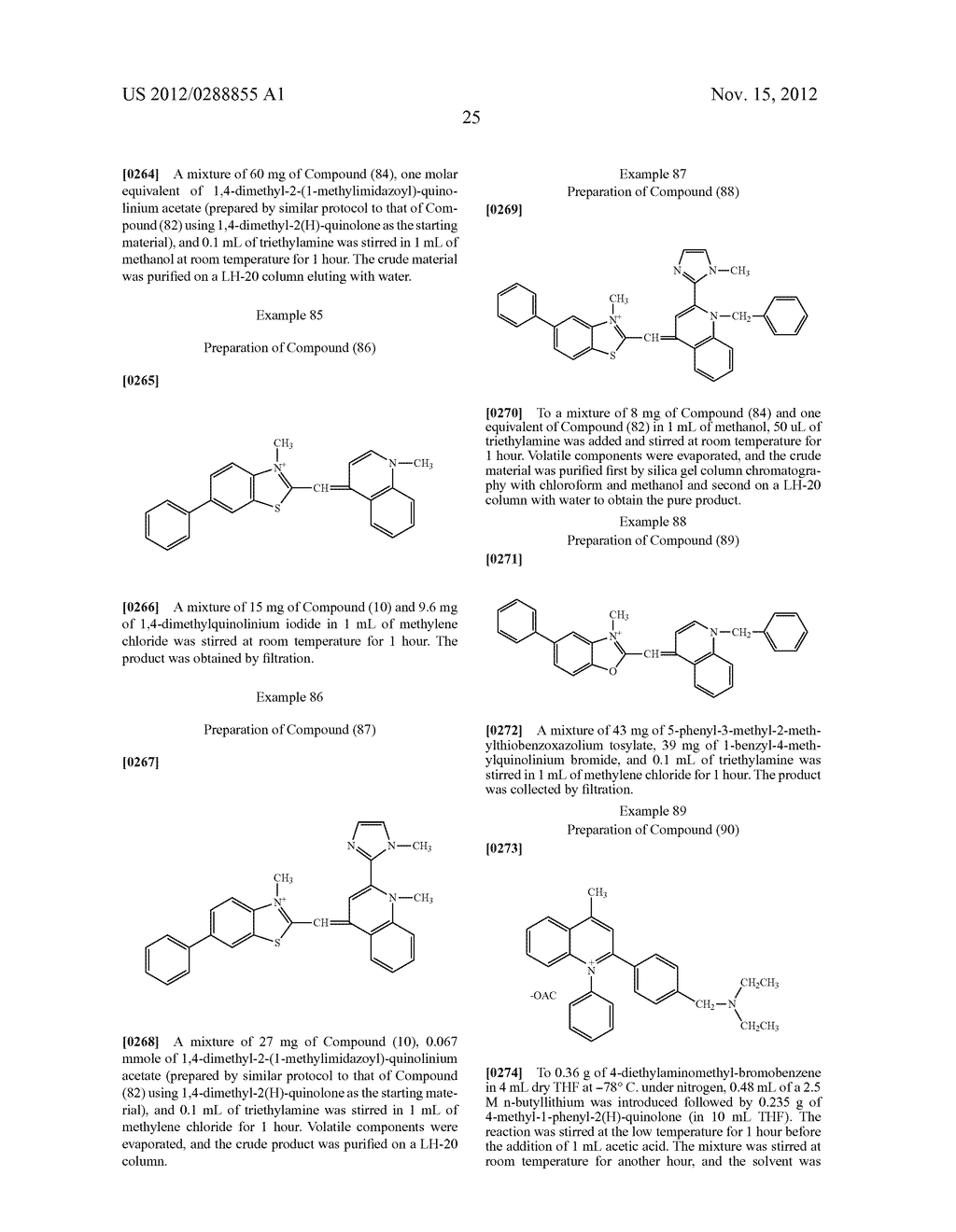 Fluorescent Chemical Compounds Having High Selectivity for Double Stranded     DNA, and Methods for Their Use - diagram, schematic, and image 26