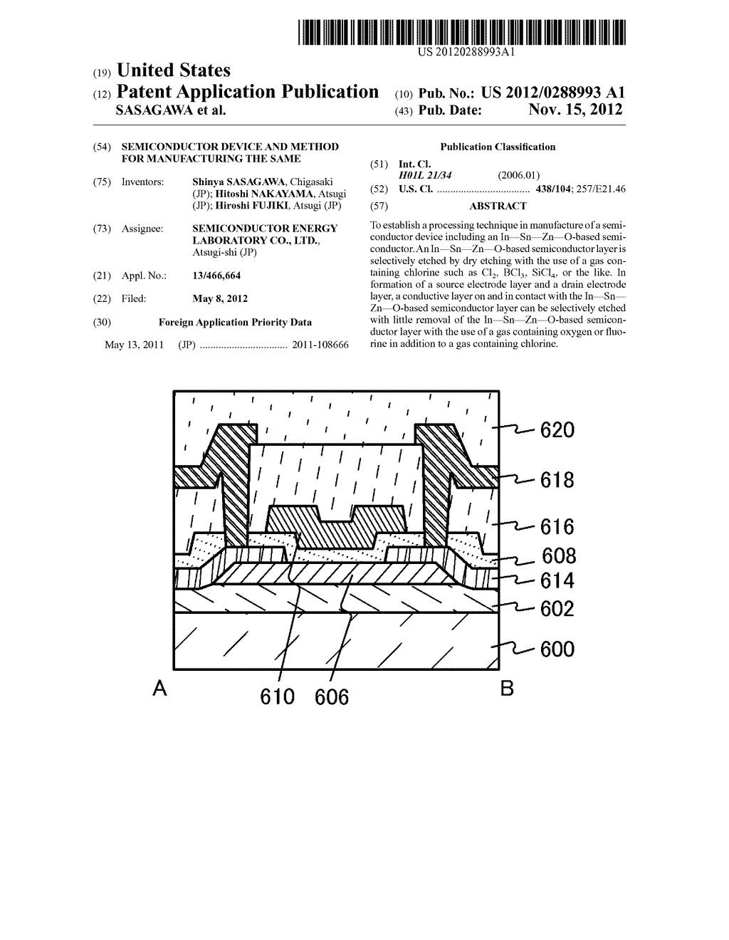 SEMICONDUCTOR DEVICE AND METHOD FOR MANUFACTURING THE SAME - diagram, schematic, and image 01