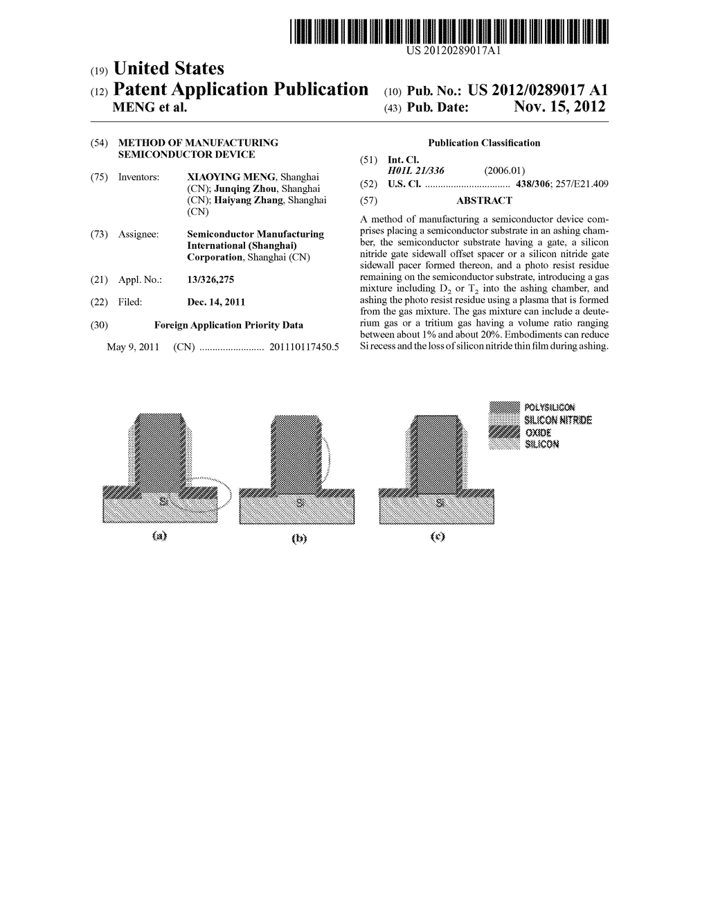 METHOD OF MANUFACTURING SEMICONDUCTOR DEVICE - diagram, schematic, and image 01