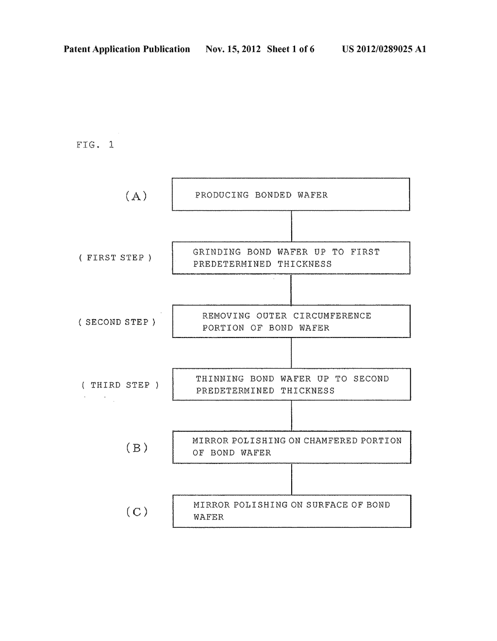 METHOD FOR MANUFACTURING BONDED WAFER - diagram, schematic, and image 02