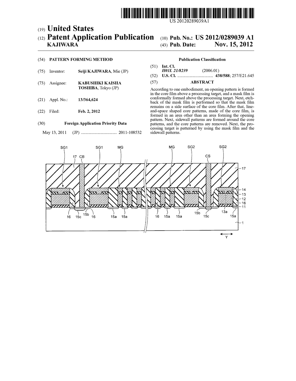 PATTERN FORMING METHOD - diagram, schematic, and image 01