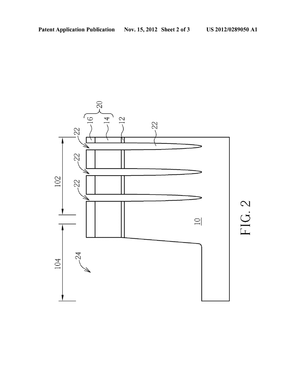 METHOD OF ETCHING TRENCHES IN A SEMICONDUCTOR SUBSTRATE UTILIZING PULSED     AND FLUOROCARBON-FREE PLASMA - diagram, schematic, and image 03