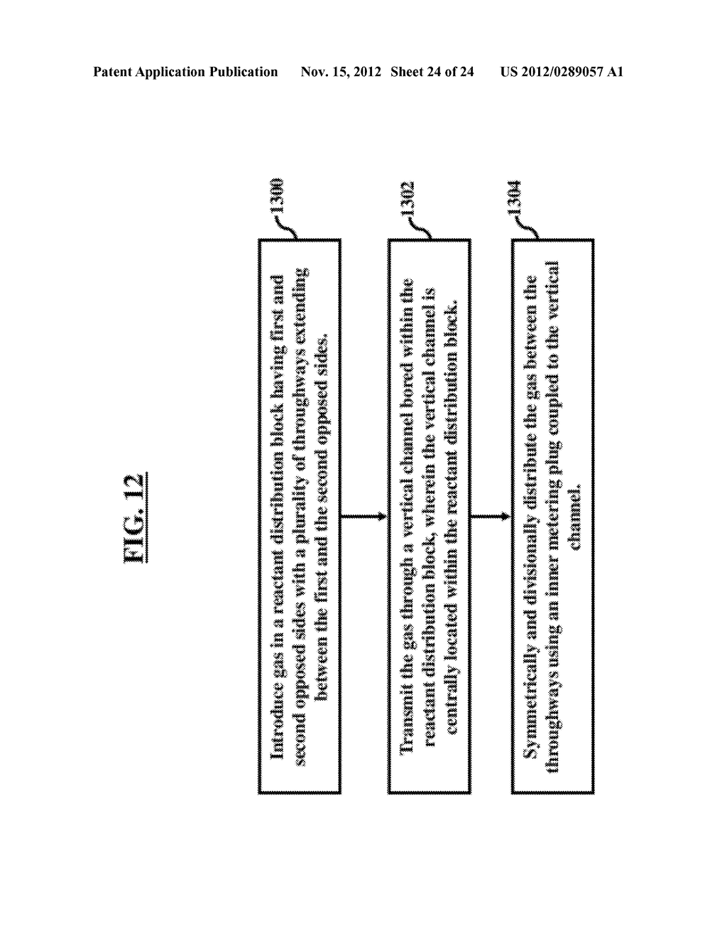 APPARATUS AND METHOD FOR MULTIPLE SYMMETRICAL DIVISIONAL GAS DISTRIBUTION - diagram, schematic, and image 25