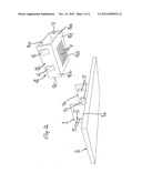 SPRING-TO BOARD I/O-CONNECTOR ASSEMBLY, MEMBERS THEREOF AND BOARD PROVIDED     THEREWITH diagram and image