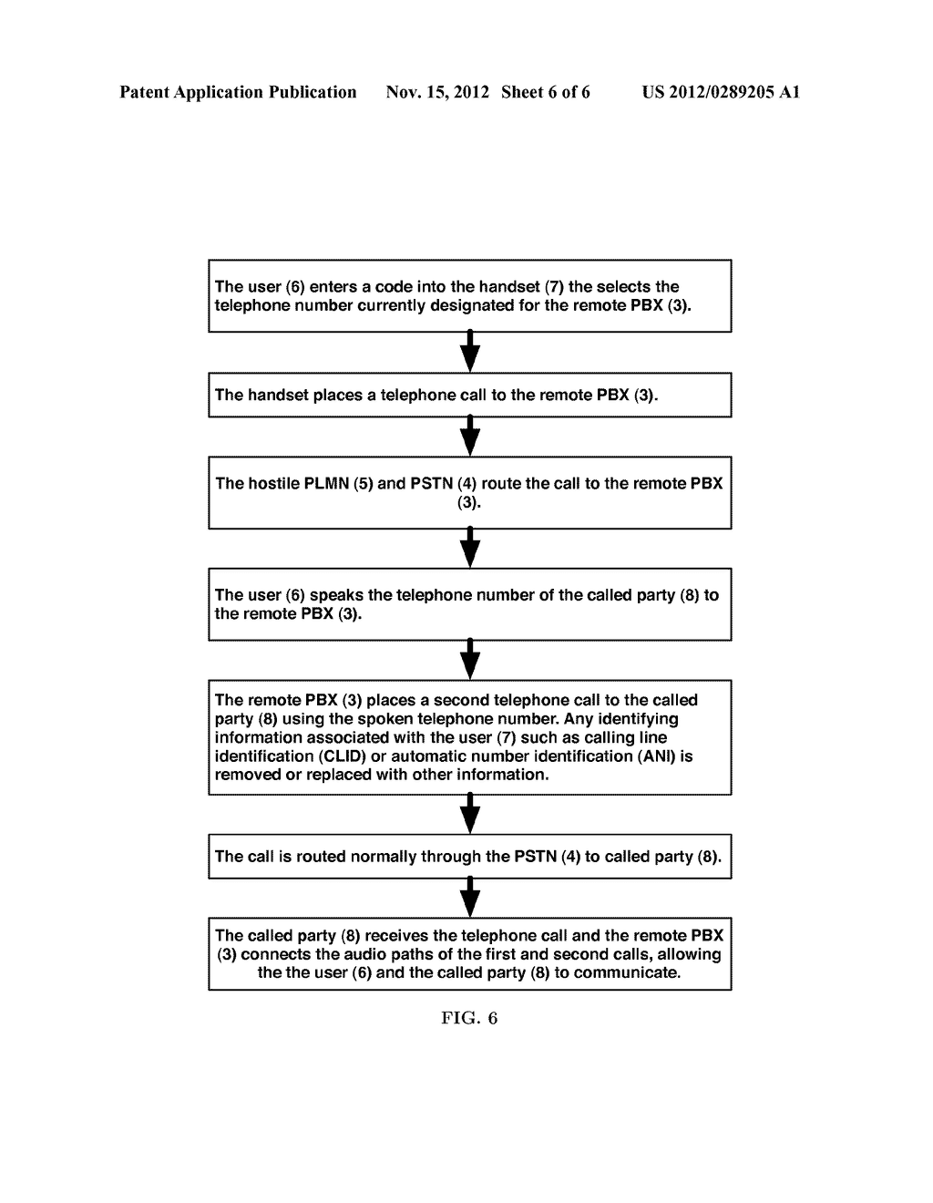 APPARATUS AND METHOD FOR ANONYMOUS CALLS TO AND FROM CELLULAR TELEPHONES - diagram, schematic, and image 07