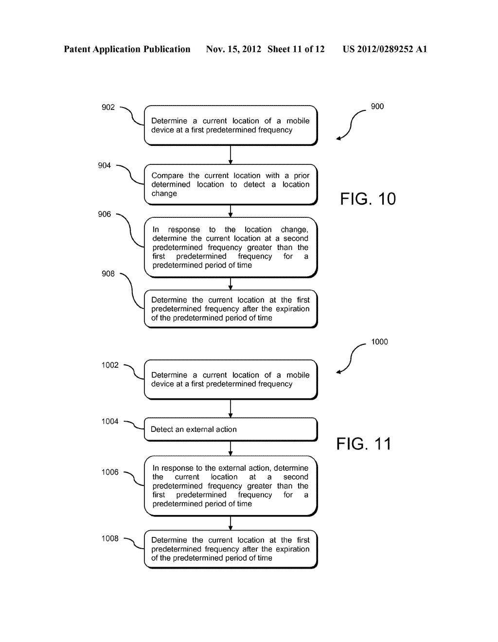 SYSTEM AND METHOD FOR DETERMINING MOBILE DEVICE LOCATION - diagram, schematic, and image 12