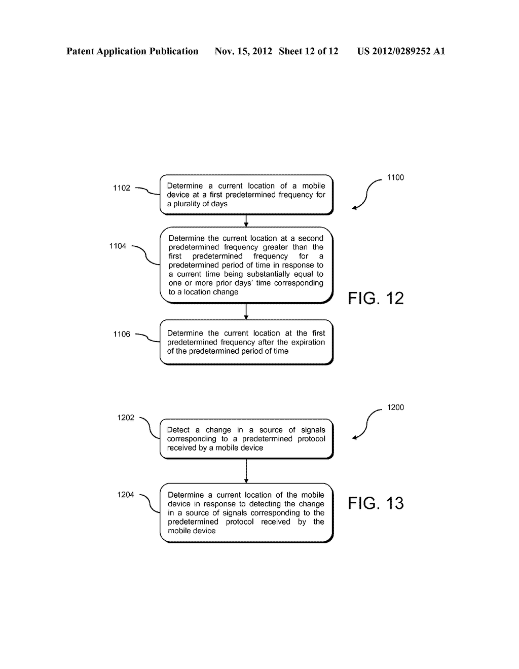 SYSTEM AND METHOD FOR DETERMINING MOBILE DEVICE LOCATION - diagram, schematic, and image 13