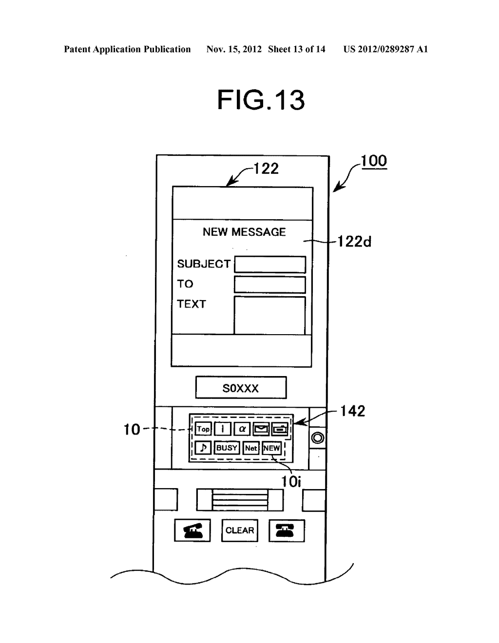 Task Display Switching Method Portable Apparatus and Portable     Communications Apparatus - diagram, schematic, and image 14