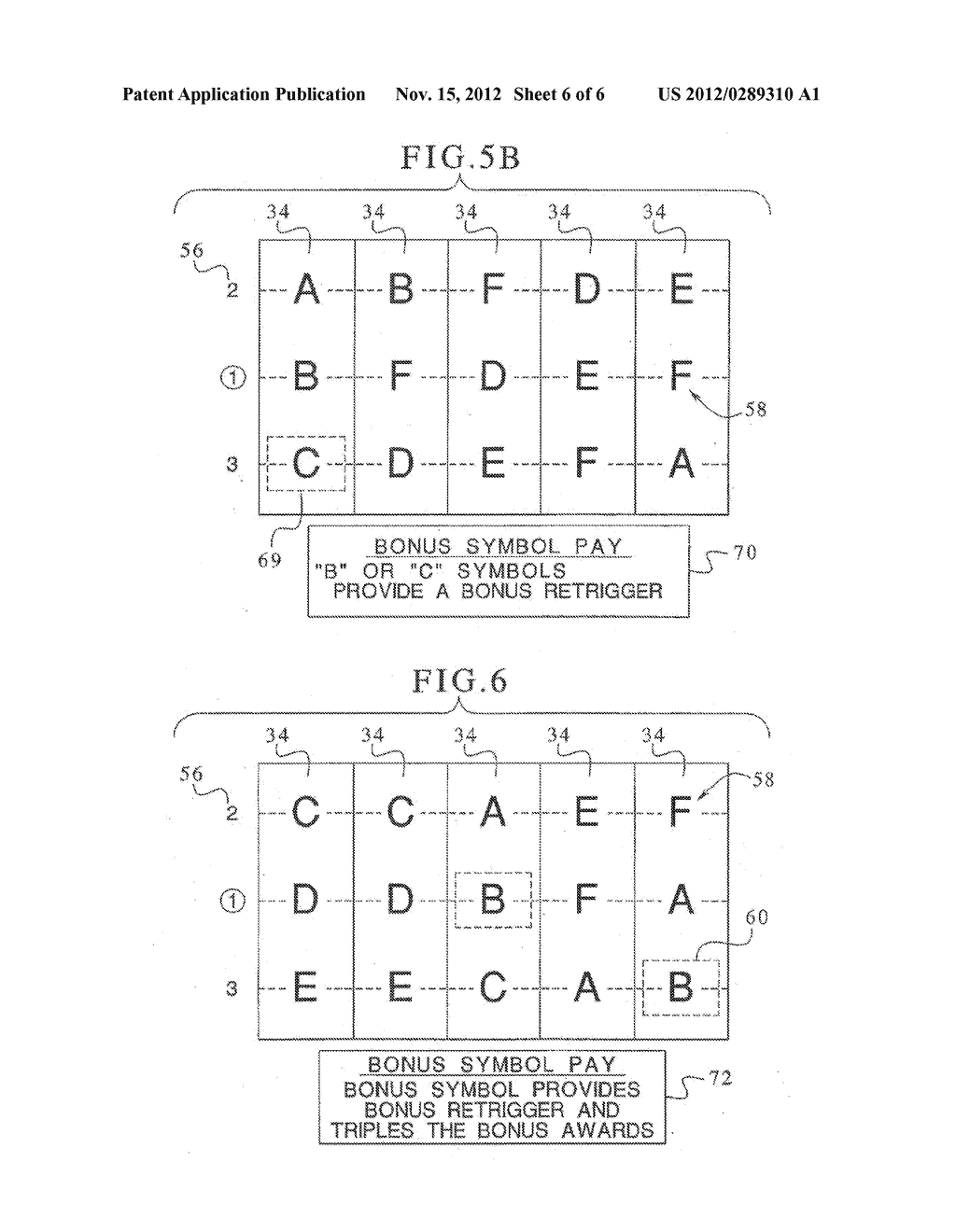 GAMING DEVICE HAVING A RE-TRIGGERING SYMBOL BONUS SCHEME - diagram, schematic, and image 07