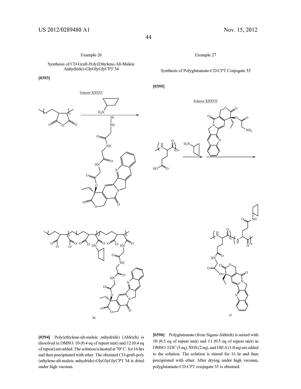 CYCLODEXTRIN-BASED POLYMERS FOR THERAPEUTICS DELIVERY - diagram, schematic, and image 56