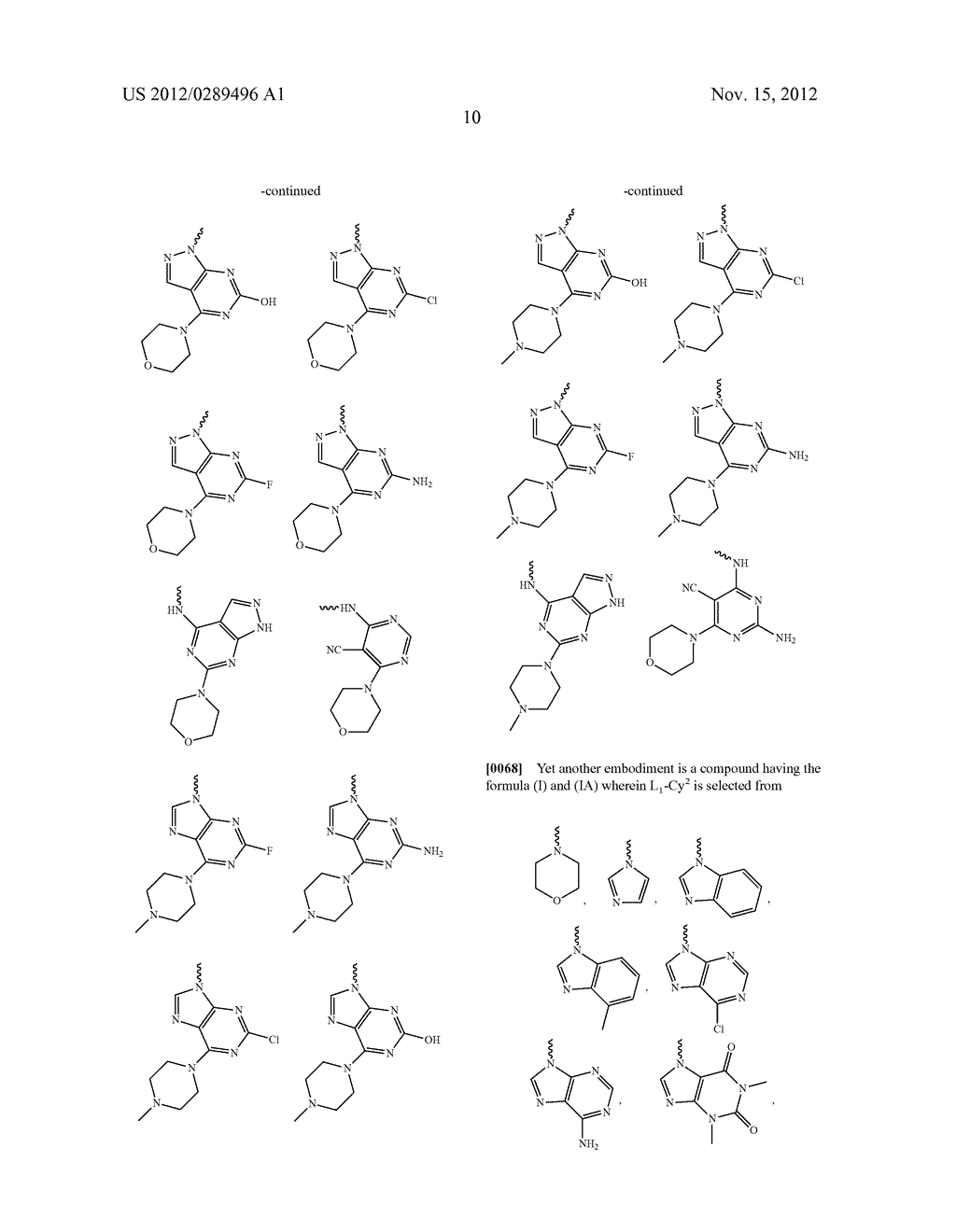 NOVEL COMPOUNDS AS MODULATORS OF PROTEIN KINASES - diagram, schematic, and image 11