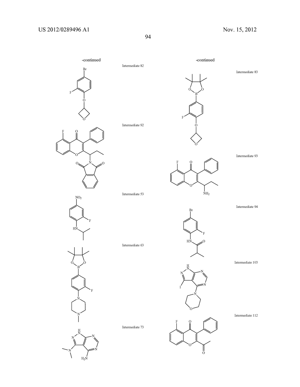 NOVEL COMPOUNDS AS MODULATORS OF PROTEIN KINASES - diagram, schematic, and image 95