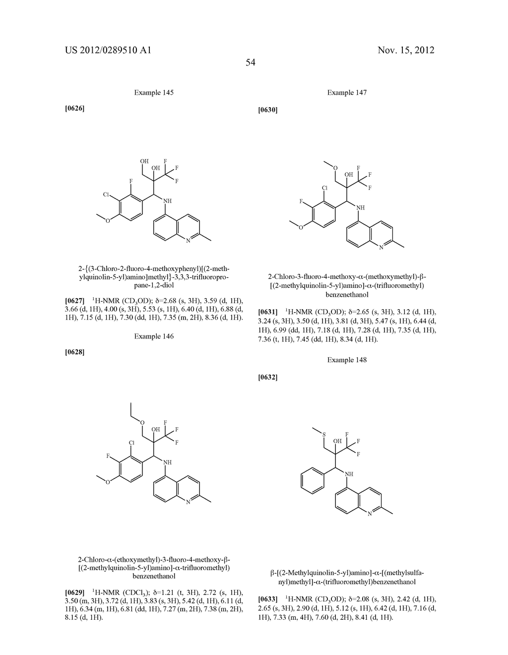 Benzyl Amines, A Process For Their Production And Their Use As     Anti-Inflammtory Agents - diagram, schematic, and image 55