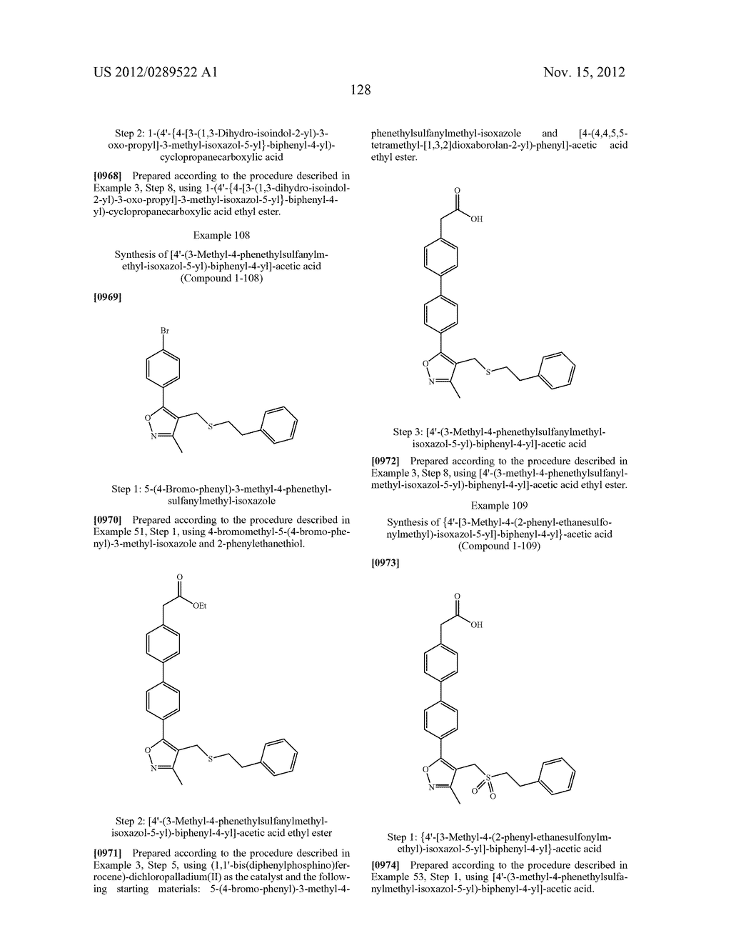 COMPOUNDS AS LYSOPHOSPHATIDIC ACID RECEPTOR ANTAGONISTS - diagram, schematic, and image 129