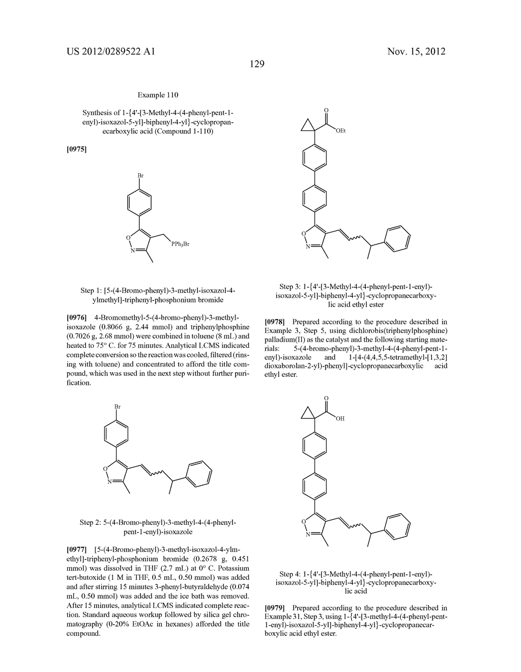 COMPOUNDS AS LYSOPHOSPHATIDIC ACID RECEPTOR ANTAGONISTS - diagram, schematic, and image 130