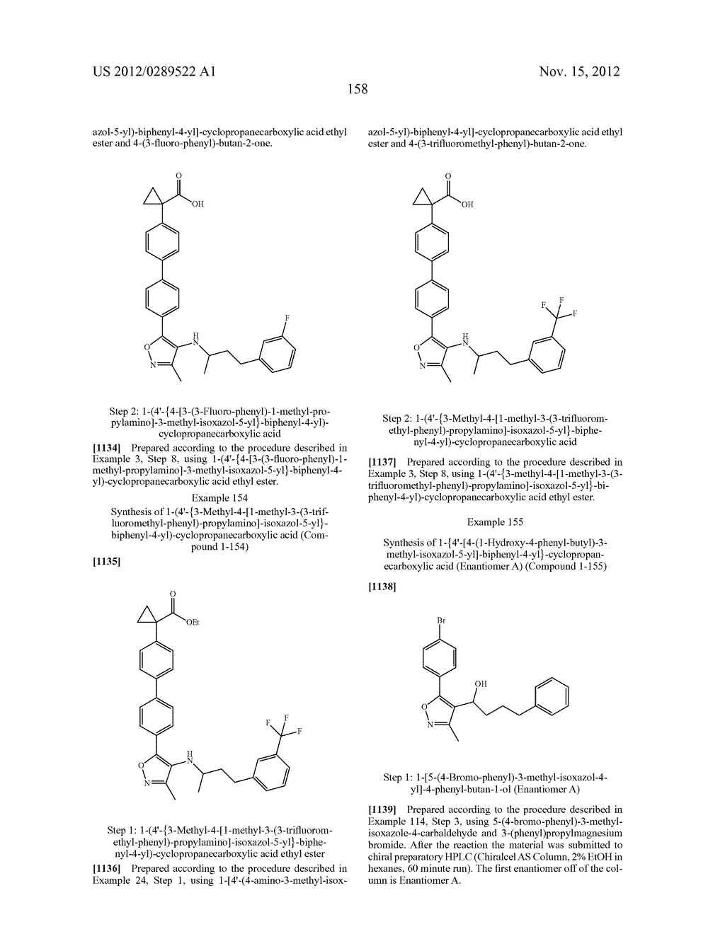 COMPOUNDS AS LYSOPHOSPHATIDIC ACID RECEPTOR ANTAGONISTS - diagram, schematic, and image 159