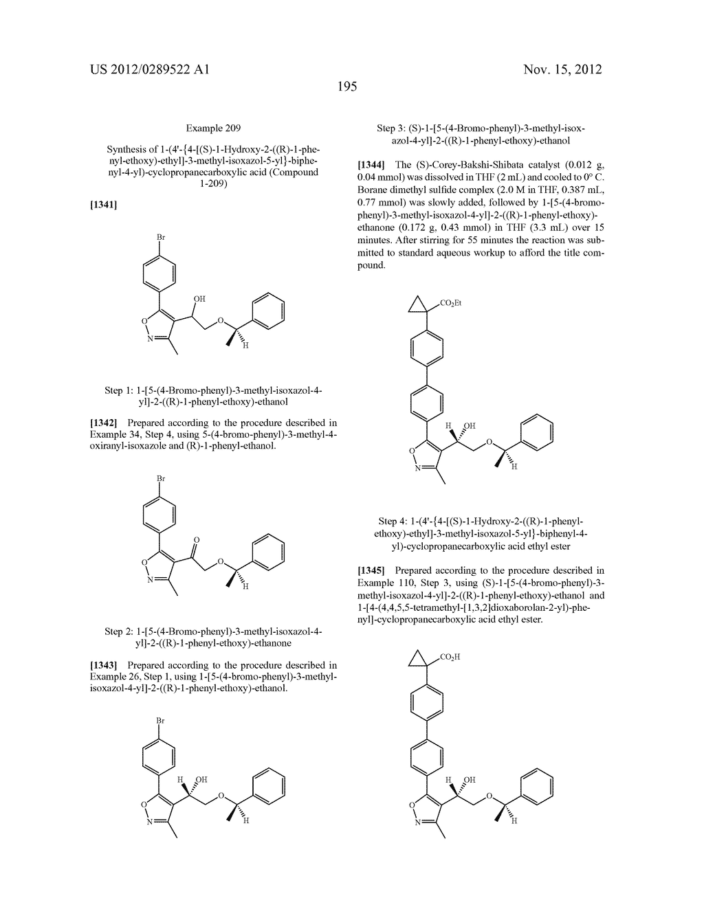 COMPOUNDS AS LYSOPHOSPHATIDIC ACID RECEPTOR ANTAGONISTS - diagram, schematic, and image 196