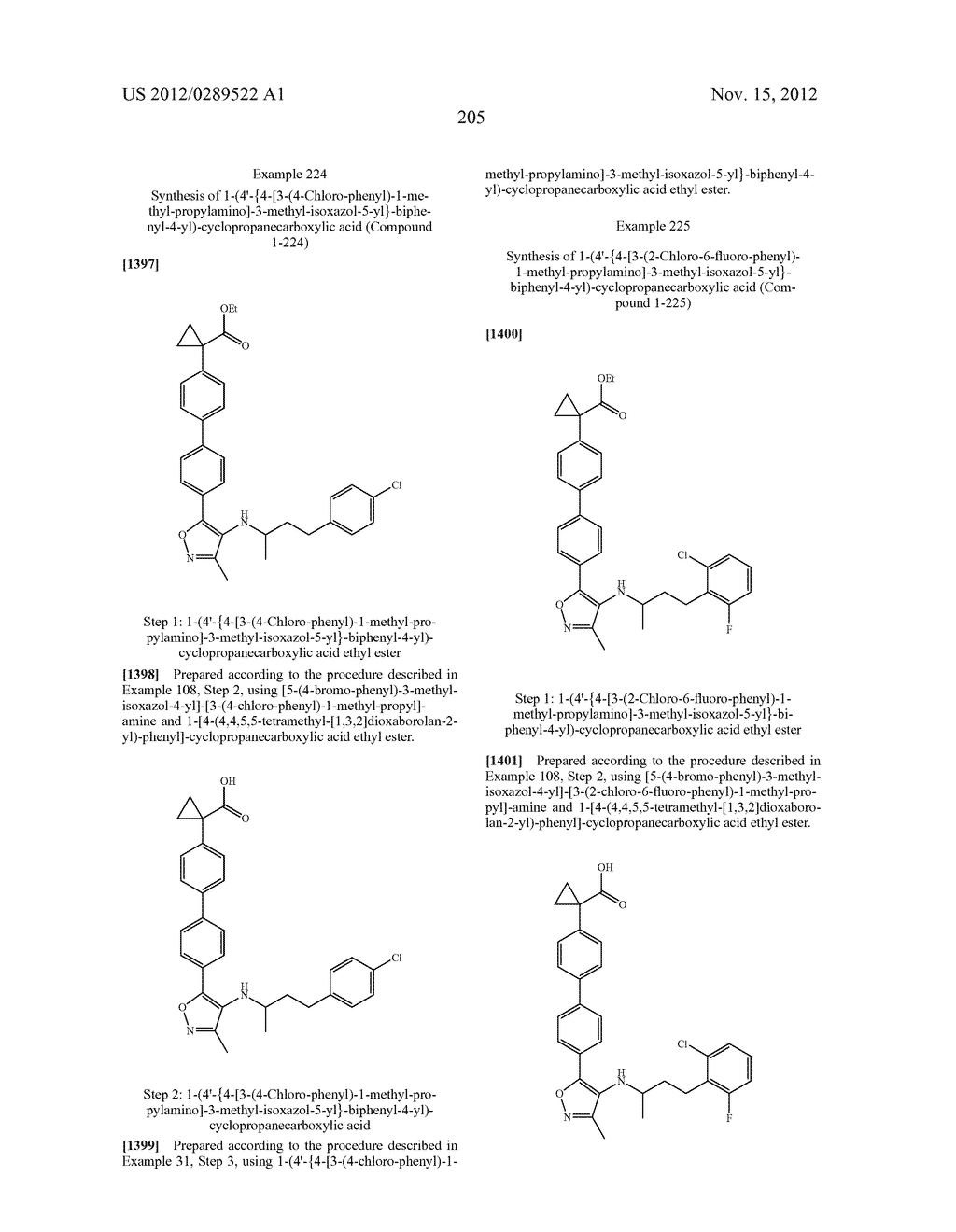 COMPOUNDS AS LYSOPHOSPHATIDIC ACID RECEPTOR ANTAGONISTS - diagram, schematic, and image 206